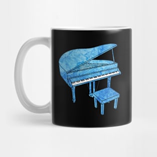 Blue Piano Mug